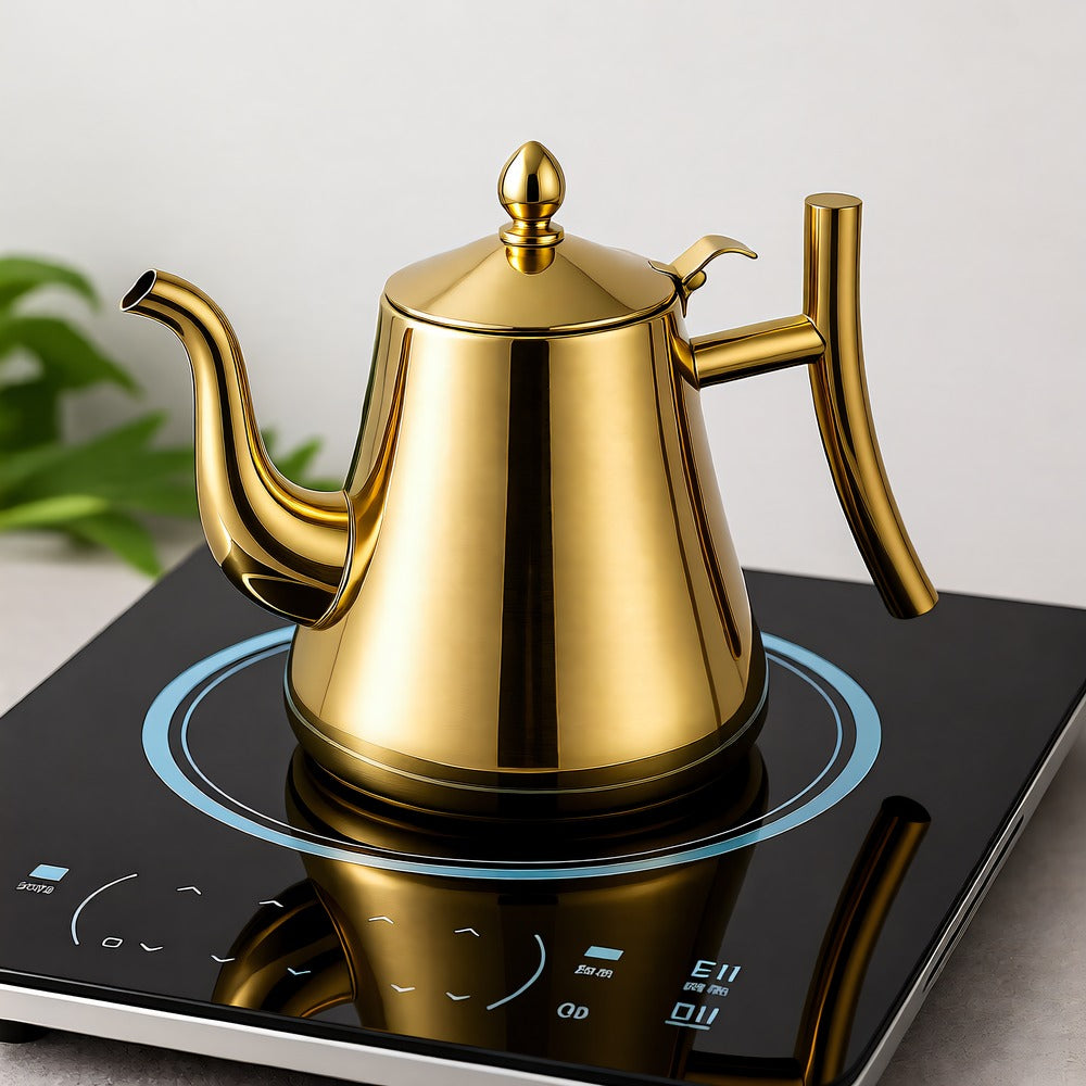 Electric Kettle, Stainless Steel, Built-in Filter, for Hot Beverages