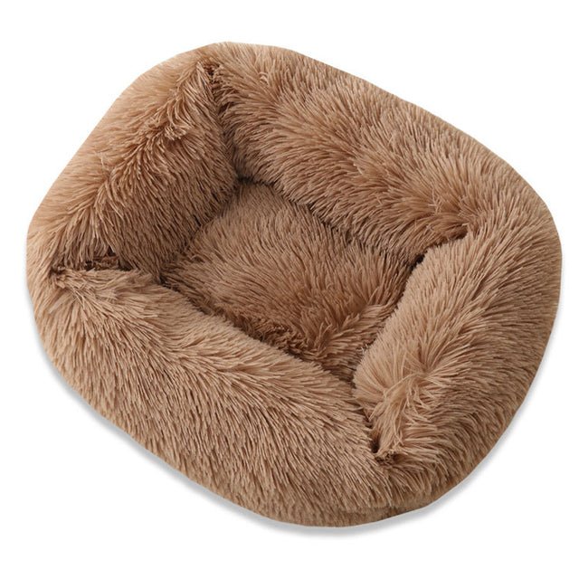 Plush Dog Bed, High Quality Cotton Fill, Stress Relief