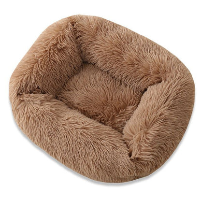Plush Dog Bed, High Quality Cotton Fill, Stress Relief
