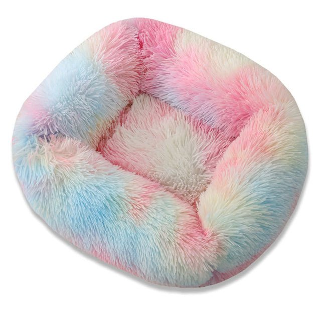 Plush Dog Bed, High Quality Cotton Fill, Stress Relief