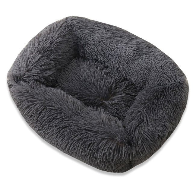 Plush Dog Bed, High Quality Cotton Fill, Stress Relief