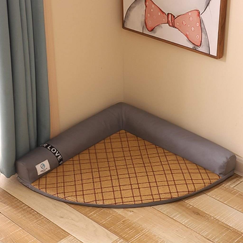 Milo Cooling Pet Bed, Triangular, Bamboo Fiber, Non-slip, Summer