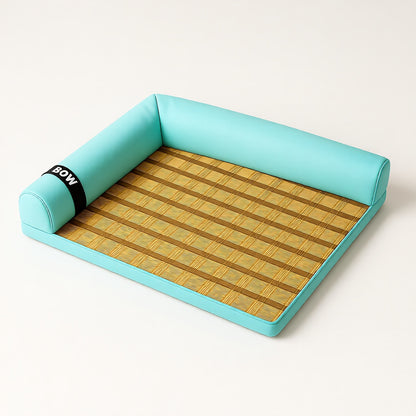 Milo Cooling Pet Bed, Triangular, Bamboo Fiber, Non-slip, Summer