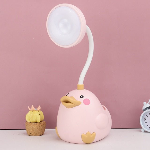 Children's Duck LED Desk Lamp, 5V, Tabletop, Study Reading
