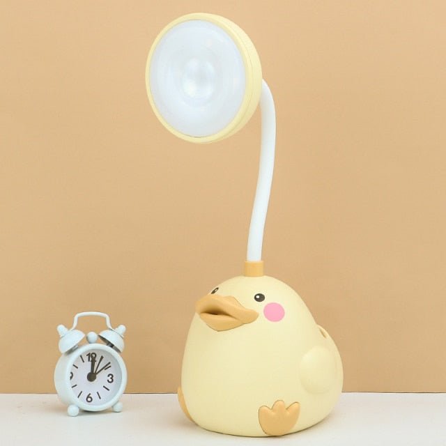 Children's Duck LED Desk Lamp, 5V, Tabletop, Study Reading