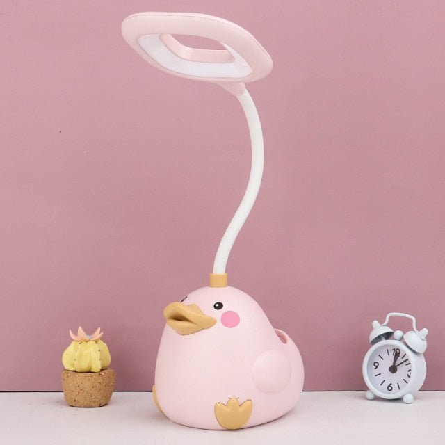 Children's Duck LED Desk Lamp, 5V, Tabletop, Study Reading