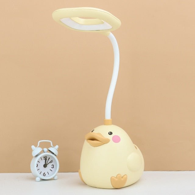 Children's Duck LED Desk Lamp, 5V, Tabletop, Study Reading