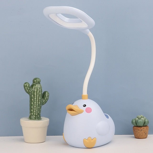 Children's Duck LED Desk Lamp, 5V, Tabletop, Study Reading
