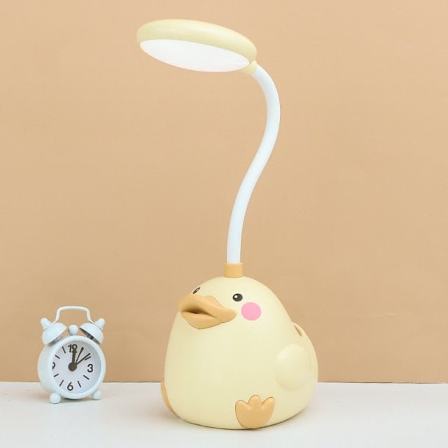 Children's Duck LED Desk Lamp, 5V, Tabletop, Study Reading