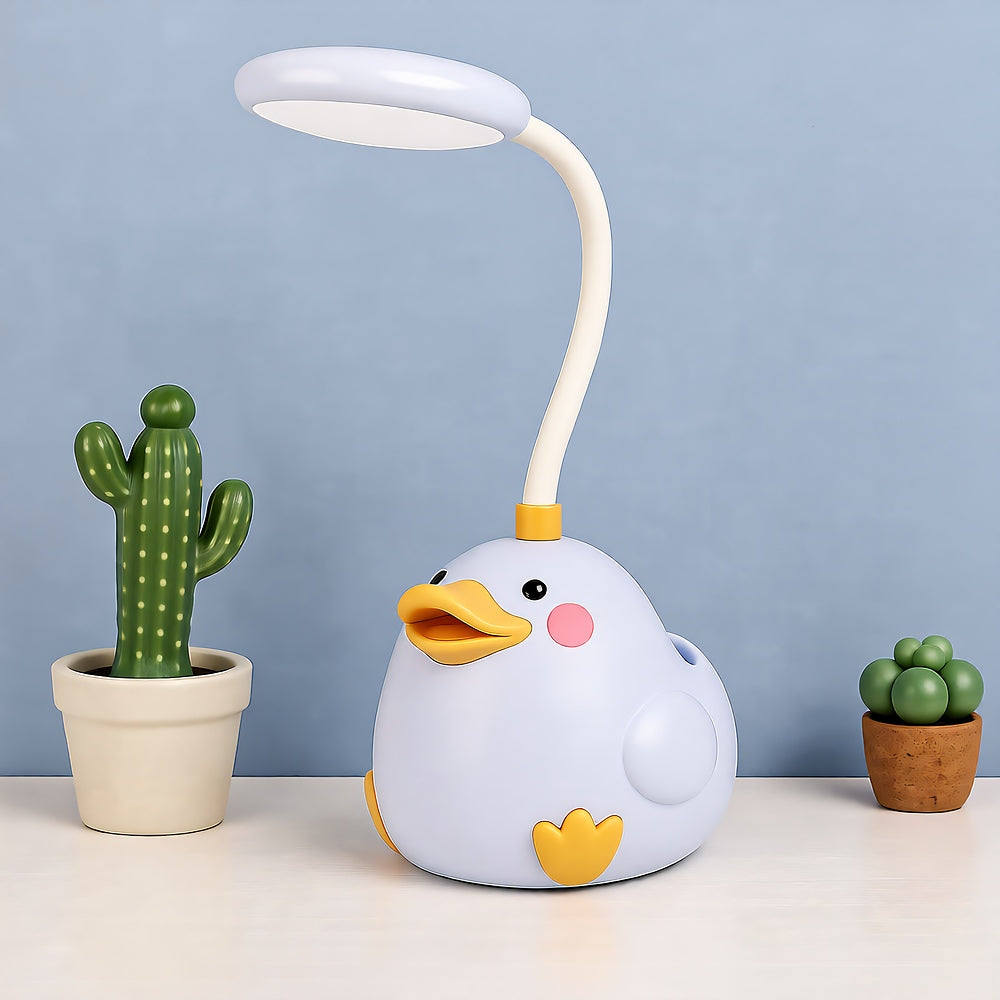 Children's Duck LED Desk Lamp, 5V, Tabletop, Study Reading
