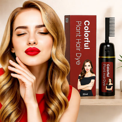 Plant Hair Dye, Comb Applicator, Ammonia-Free, Coloring