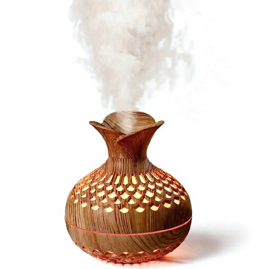 Essential Oil Diffuser, Mood Light, Humidifier, Wood, Aromatherapy