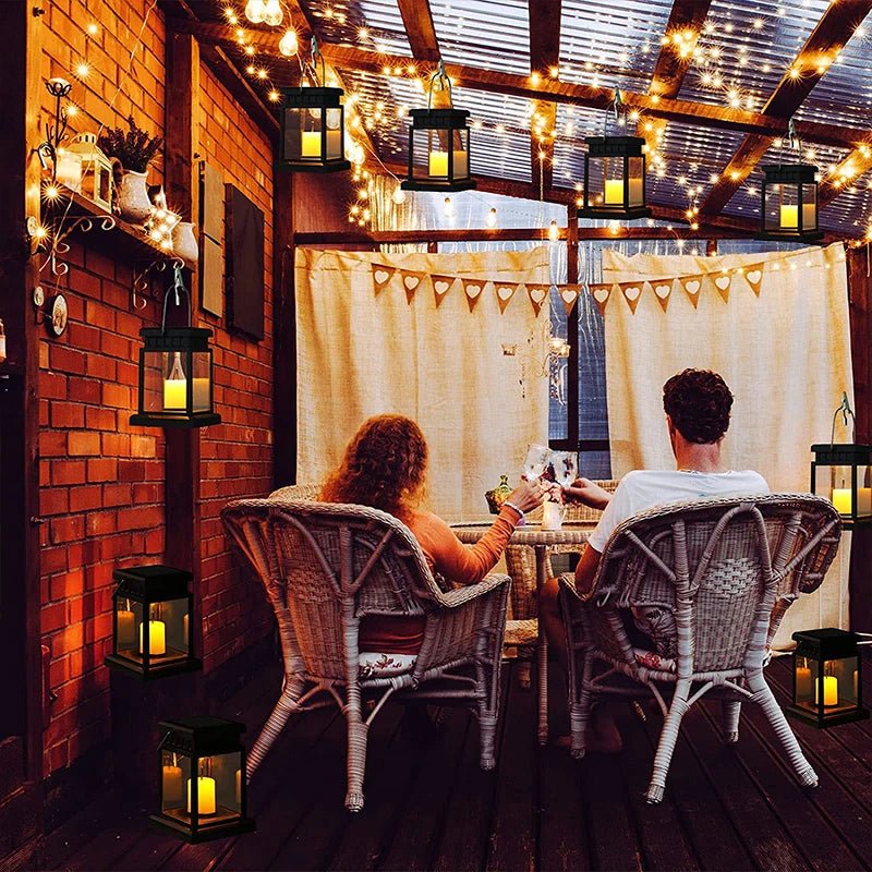Solar Candle Lantern, Flicker, IP65, Outdoor Garden Light