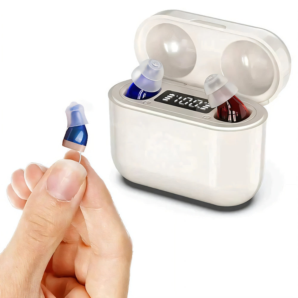 HearClear Pro Hearing Amplifier, Rechargeable, Invisible, Hearing Loss