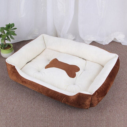 Snuggle Bed, Machine Washable Cotton Dog Comfort