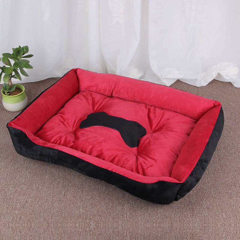Snuggle Bed, Machine Washable Cotton Dog Comfort