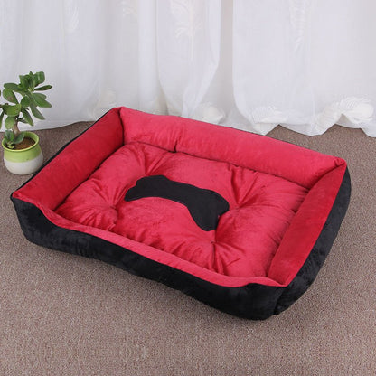 Snuggle Bed, Machine Washable Cotton Dog Comfort
