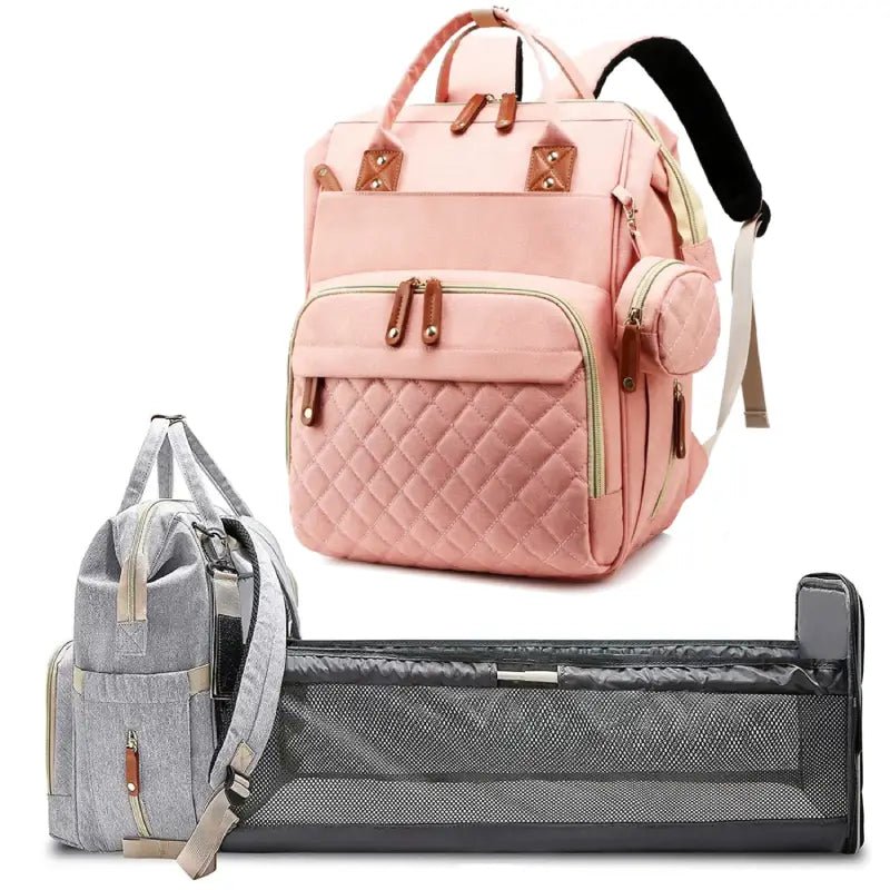 Baby Diaper Bag 3-in-1 Waterproof Nylon for Parents