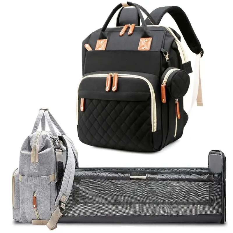 Baby Diaper Bag 3-in-1 Waterproof Nylon for Parents