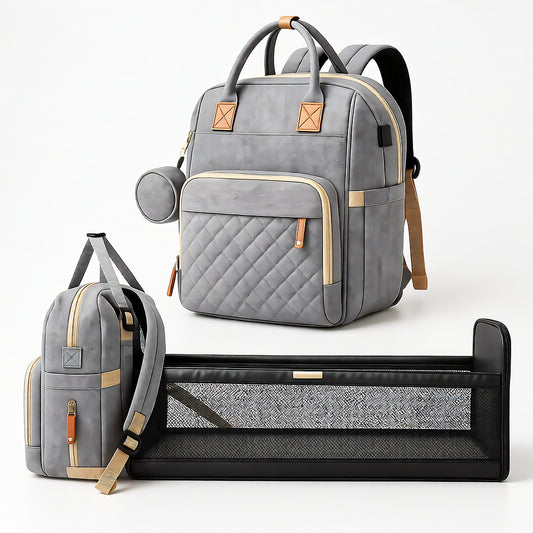 Baby Diaper Bag 3-in-1 Waterproof Nylon for Parents