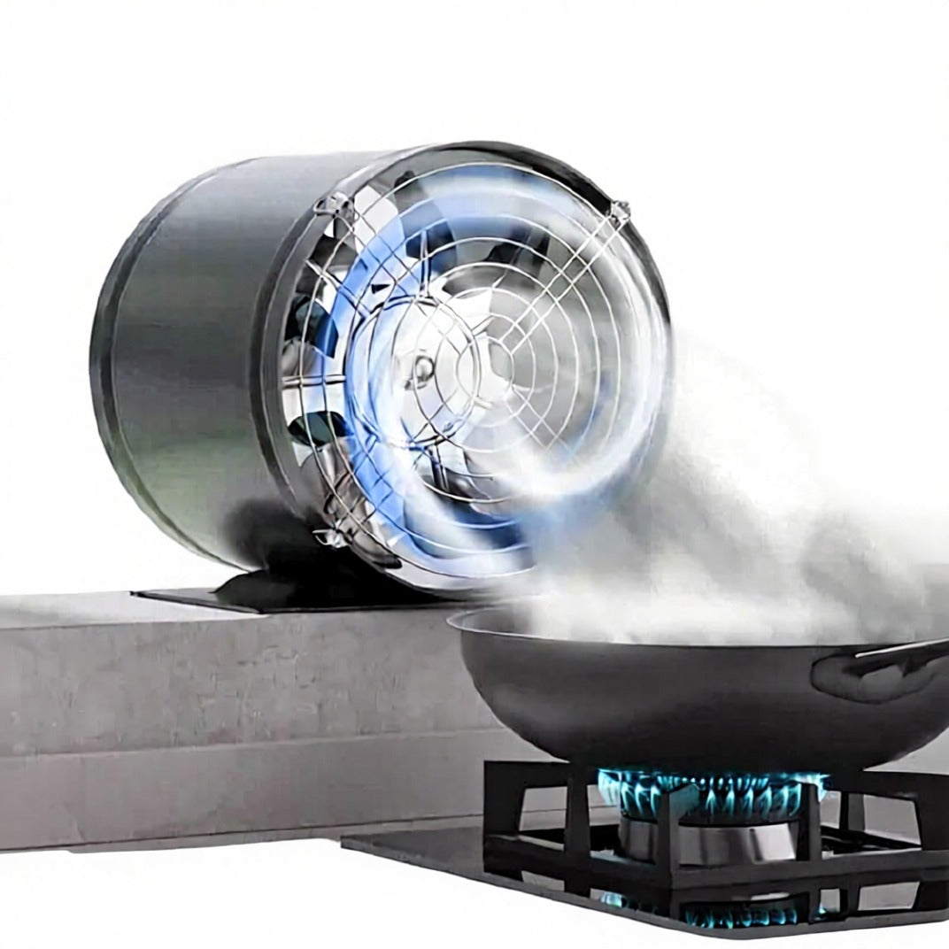Silent Exhaust Fan, 7in 50W, Kitchen Ventilation