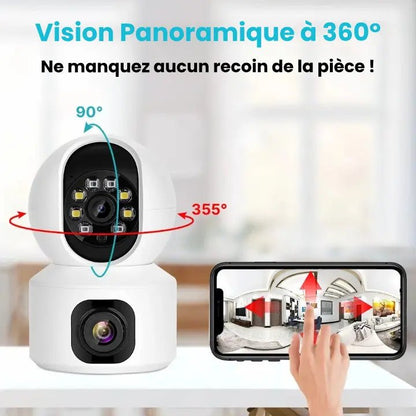 Baby Monitor Camera 2K HD 360° Night Vision Connected for Baby