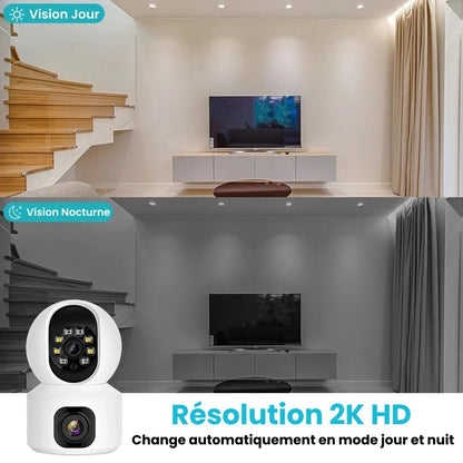 Baby Monitor Camera 2K HD 360° Night Vision Connected for Baby