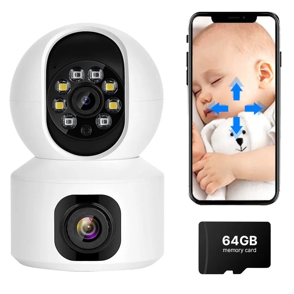 Baby Monitor Camera 2K HD 360° Night Vision Connected for Baby