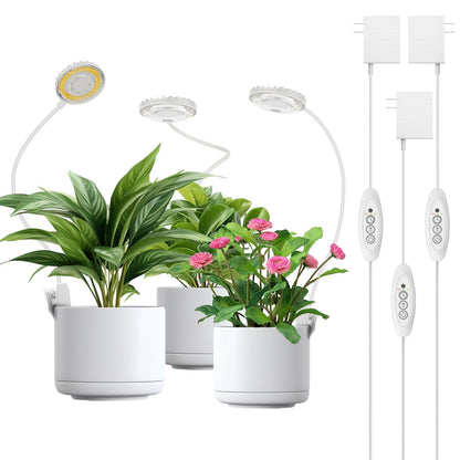 Pot Clip LED Grow Light, 12W Full Spectrum, Indoor Plant