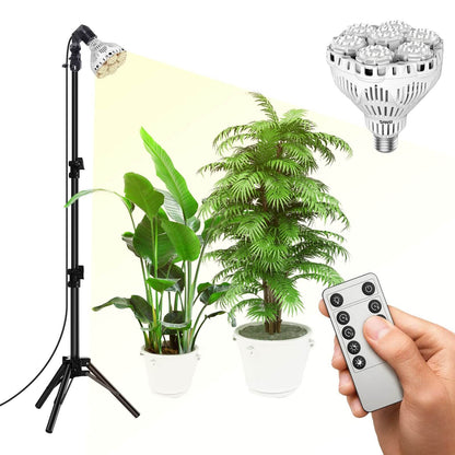 BR30 Grow Light, 40W Tripod Stand, Remote Control, Full Spectrum