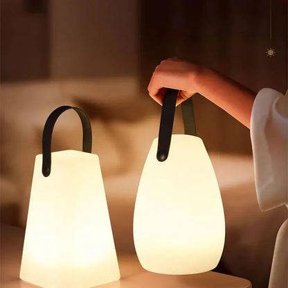 Lamp, Waterproof LED USB Rechargeable Dimmable 8-Color, Outdoor
