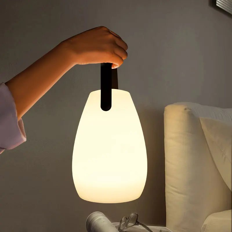 Lamp, Waterproof LED USB Rechargeable Dimmable 8-Color, Outdoor