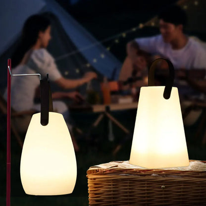 Lamp, Waterproof LED USB Rechargeable Dimmable 8-Color, Outdoor