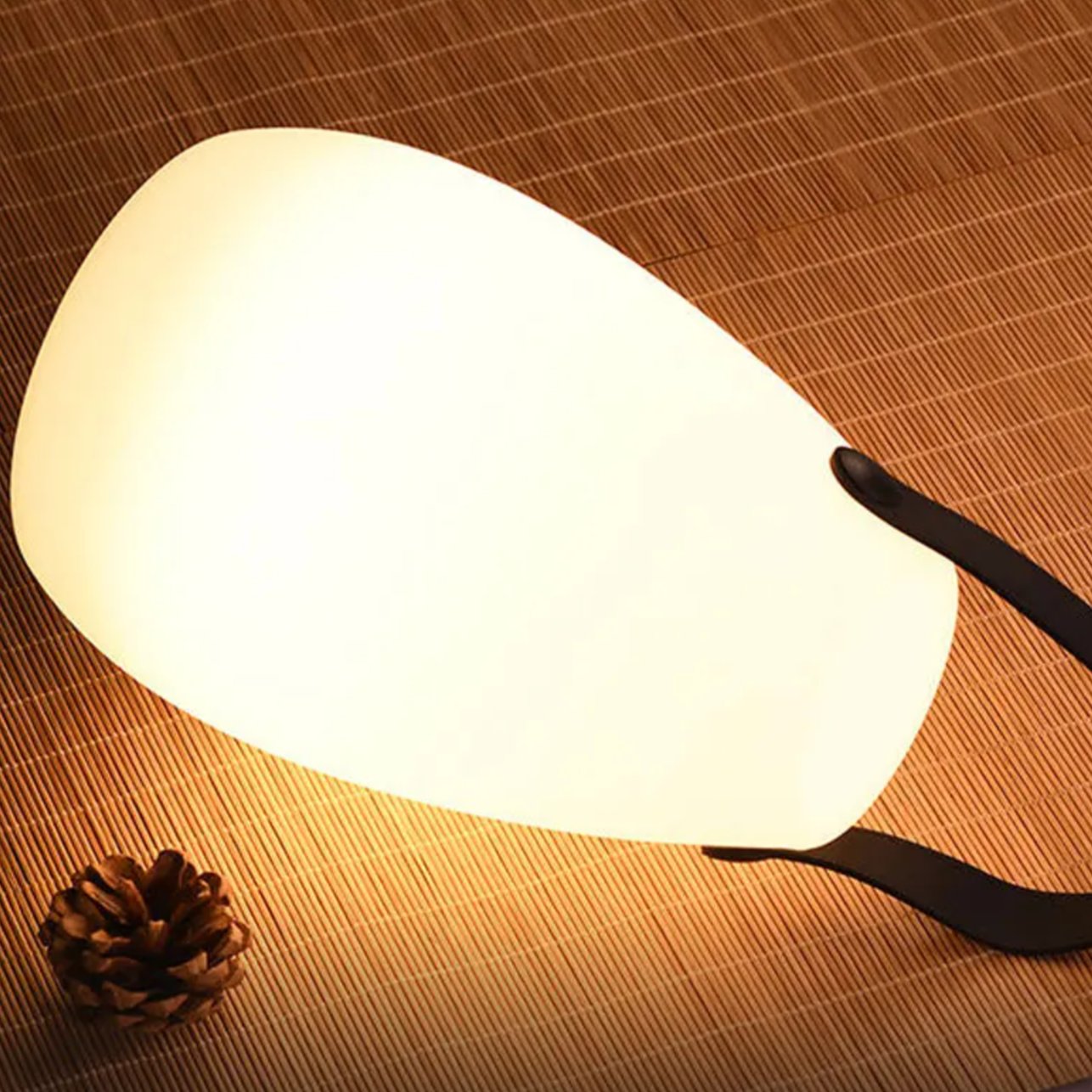 Lamp, Waterproof LED USB Rechargeable Dimmable 8-Color, Outdoor