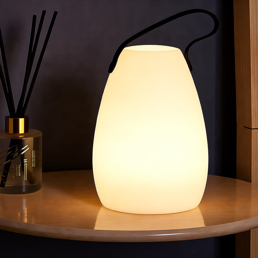 Lamp, Waterproof LED USB Rechargeable Dimmable 8-Color, Outdoor