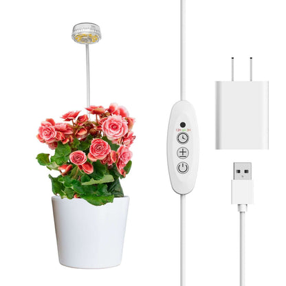 LED Grow Light, 5W, Pot Clip, Indoor Plant