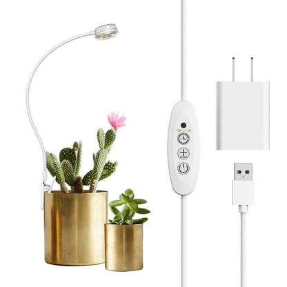 LED Grow Light, 5W, Pot Clip, Indoor Plant