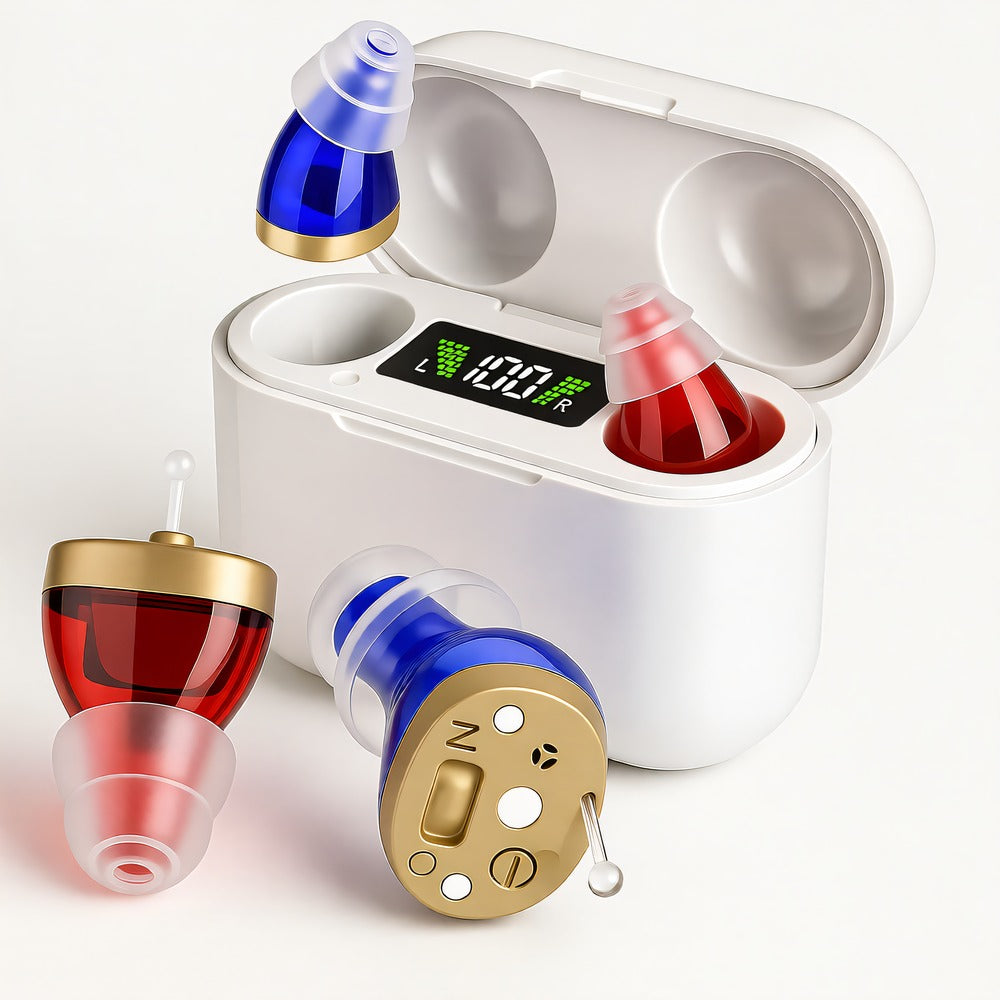 Hearing Aid, 20hr Rechargeable, Discreet, Clearer Sound