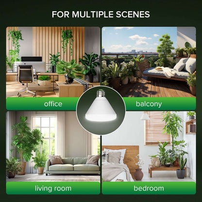 BR30 24W Waterproof LED Grow Bulb, Full Spectrum, Plant Growth
