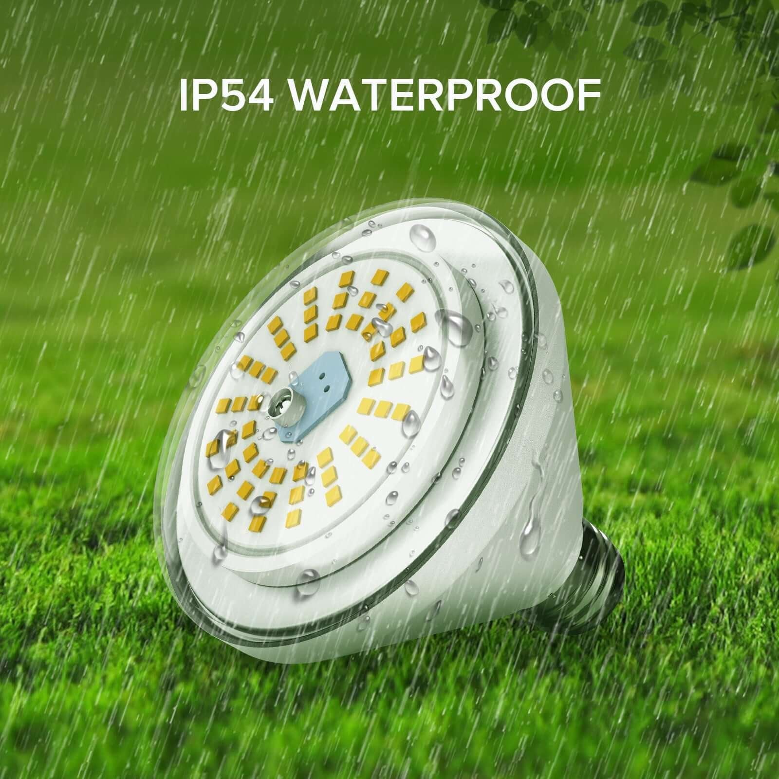 BR30 24W Waterproof LED Grow Bulb, Full Spectrum, Plant Growth