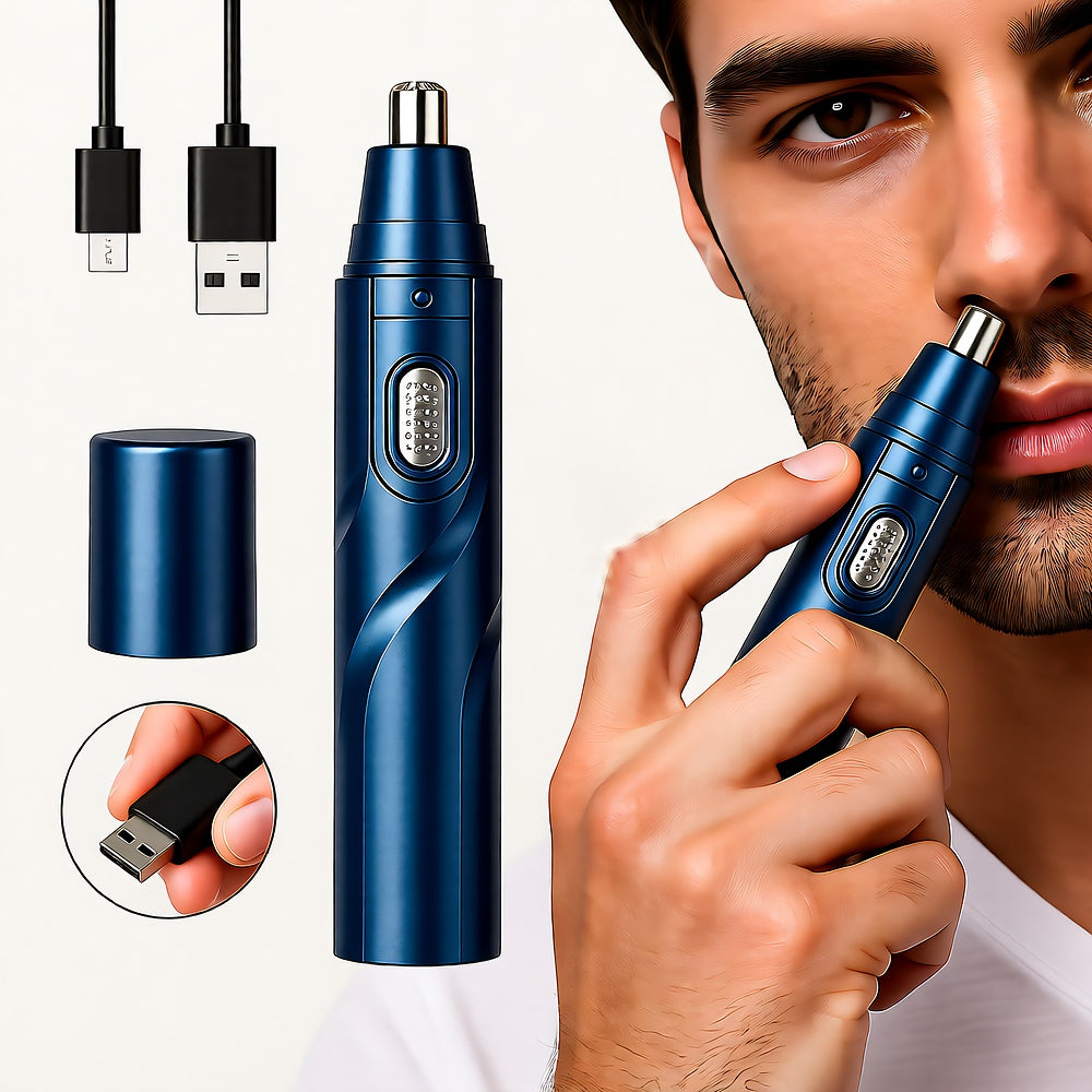 Cordless Rechargeable Waterproof Trimmer for Nose, Ear, Eyebrows