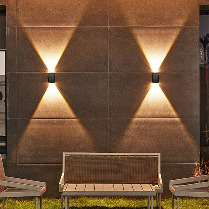 LED Wall Light, Solar, Dusk-to-Dawn, IP44, Wireless, Outdoor