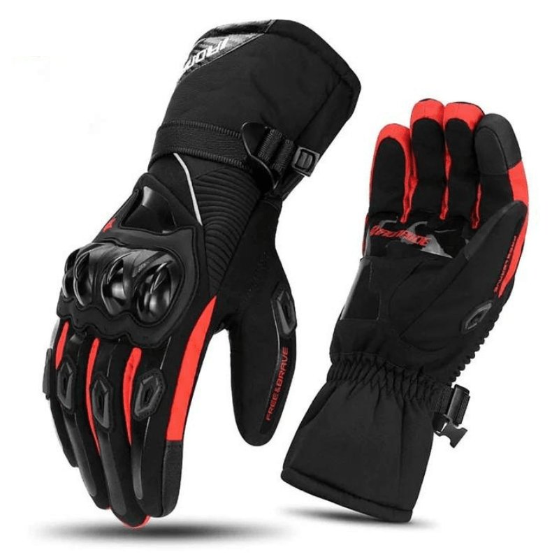 Motorcycle Gloves Waterproof Windproof Touchscreen Carbon Fiber