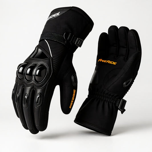 Motorcycle Gloves Waterproof Windproof Touchscreen Carbon Fiber