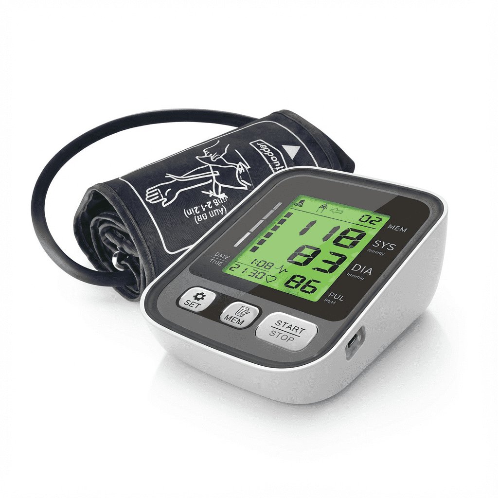 Precise Electronic Arm Blood Pressure Monitor for Home Use