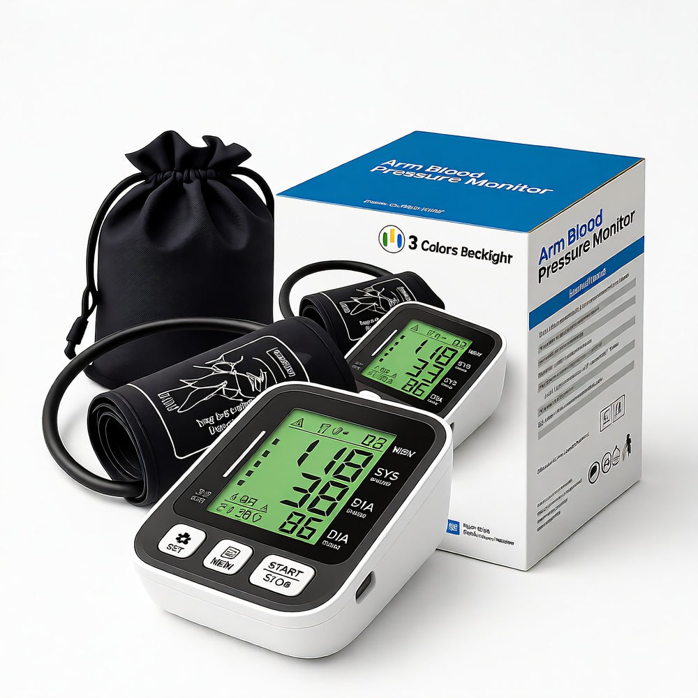 Precise Electronic Arm Blood Pressure Monitor for Home Use