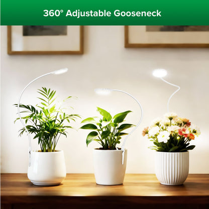 7W LED Grow Light, Pot Clip, Full Spectrum Plant Bulb