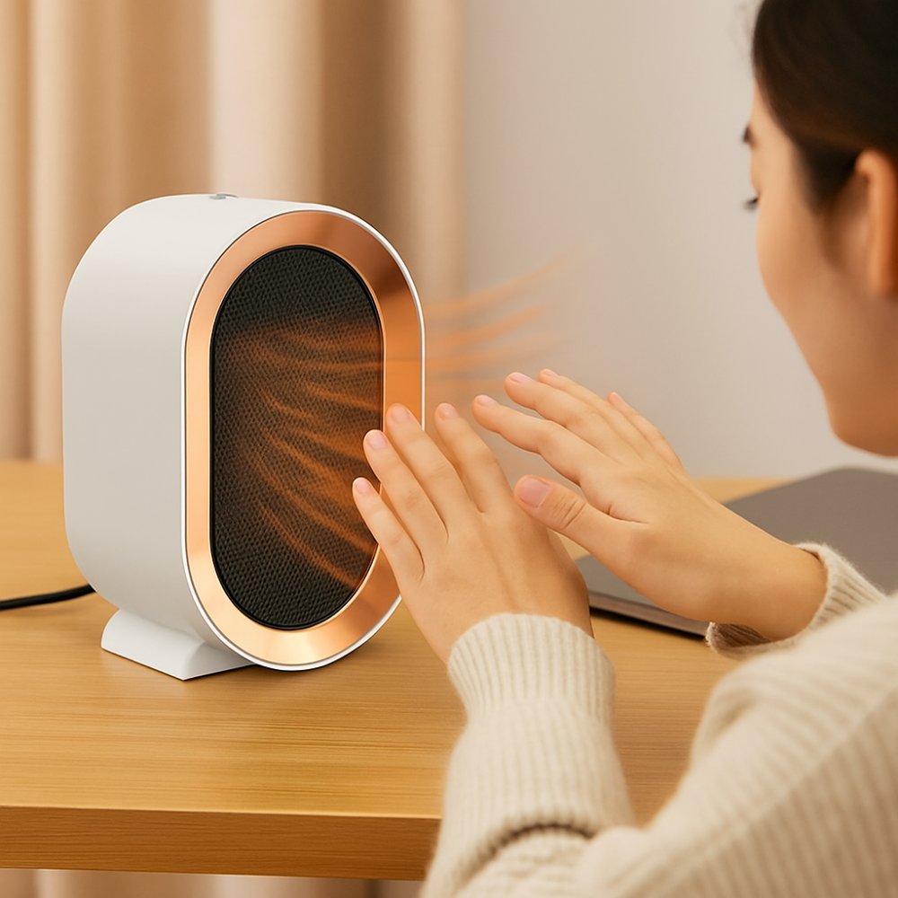 Compact Electric Heater 400W Portable for Home Office