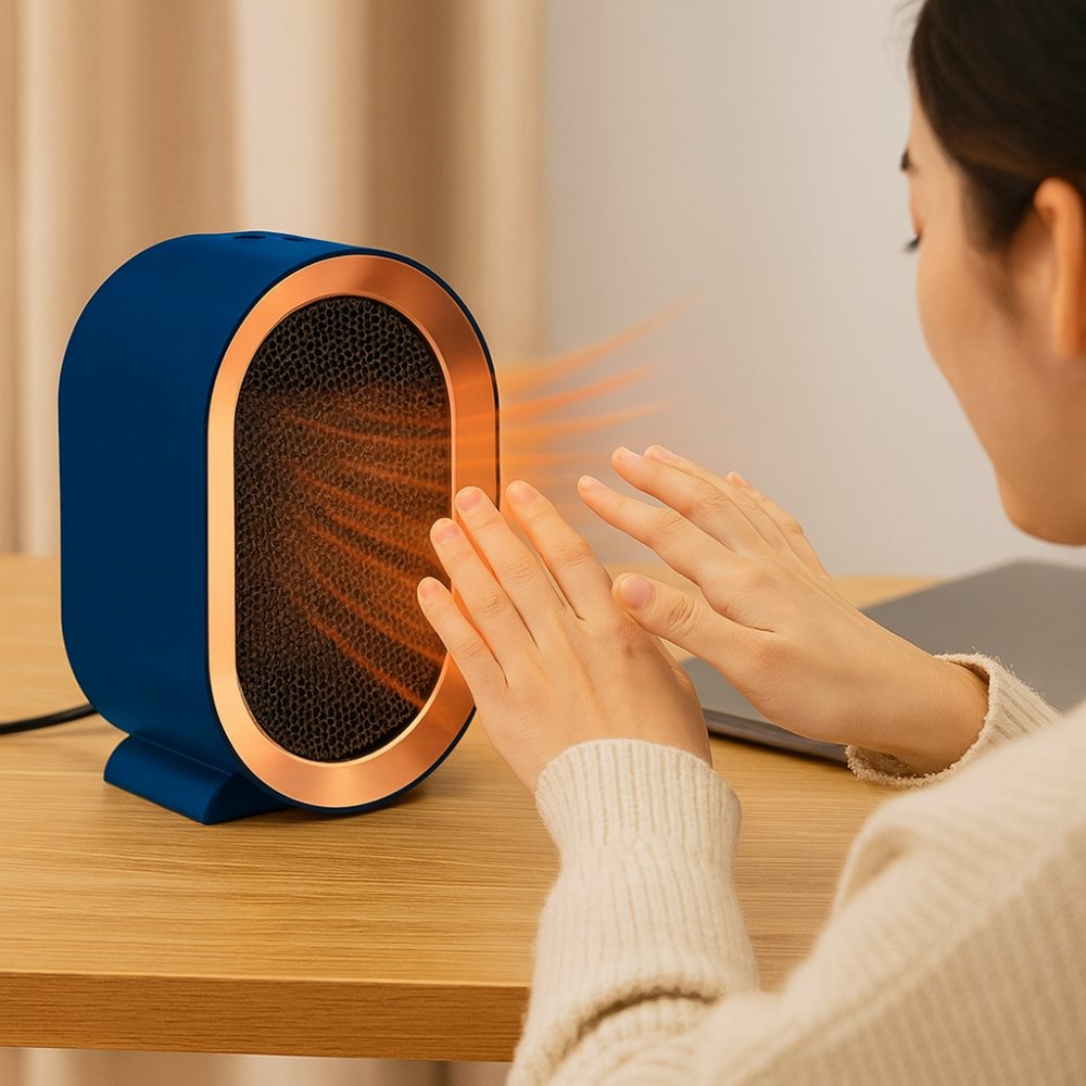 Compact Electric Heater 400W Portable for Home Office
