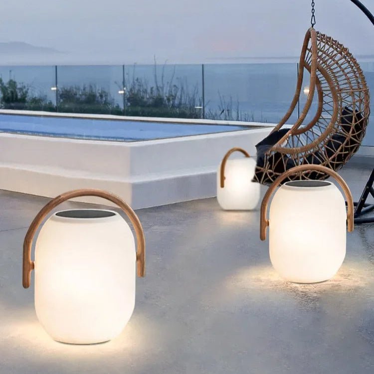 Outdoor Solar Lantern IP65 Portable Patio Garden